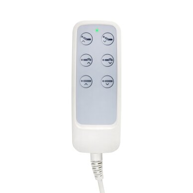 Kosmetologinis krėslas SILLON PRESTIGE LUX ELECTRIC 3 MOTOR GREY 25