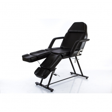Krzesło kosmetyczne z regulowanymi nogami Beauty 2 (Black) 10