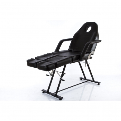 Krzesło kosmetyczne z regulowanymi nogami Beauty 2 (Black) 9