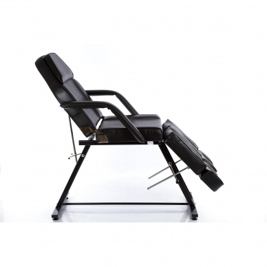 Krzesło kosmetyczne z regulowanymi nogami Beauty 2 (Black) 2