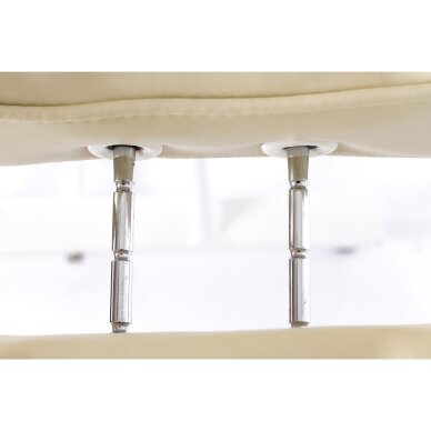 Kosmetologinis krėslas su reguliuojamomis kojomis Beauty 2 (Cream) 16 Kosmetologinis krėslas su reguliuojamomis kojomis Beauty 2 (Cream) 16