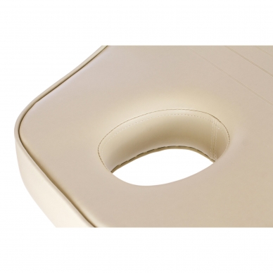 Fotel kosmetyczny z regulowanymi nogami Beauty 2 (Cream) 6
