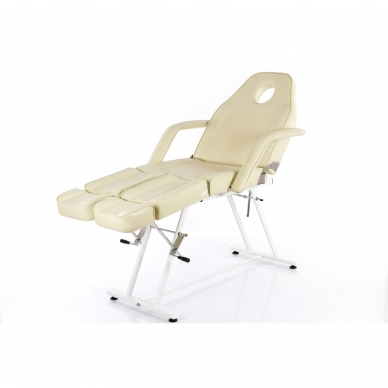 Kosmetoloģijas krēsls ar regulējamām kājām Beauty 2 (Cream) 9