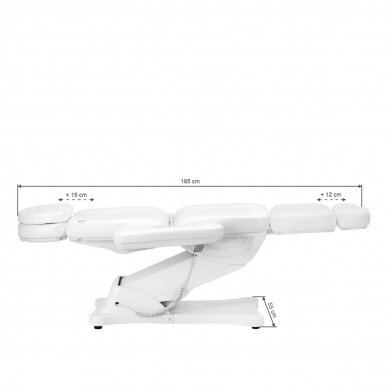 Krzesło kosmetyczne SILLON CLASSIC 4 MOTOR ELECTRIC WHITE 16