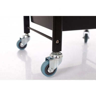 Kirpyklos vežimėlis (metalinis, 5 stalčiai) 6