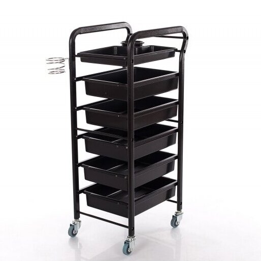 Friseurwagen (Metall, 5 Schubladen)