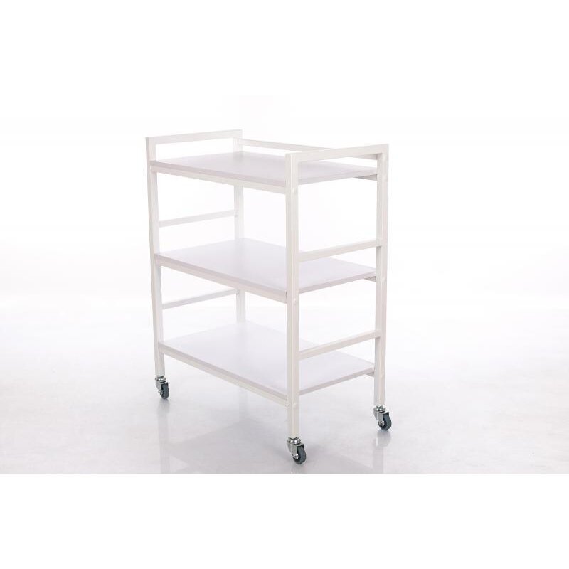 Косметологическая тележка (3 деревянные полки)