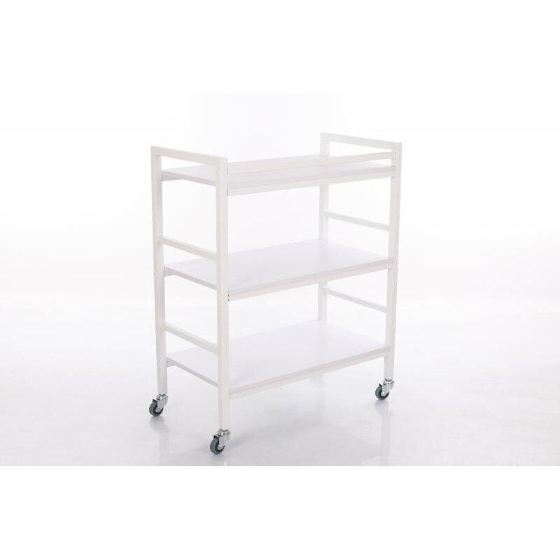 Косметологическая тележка (3 деревянные полки) 1