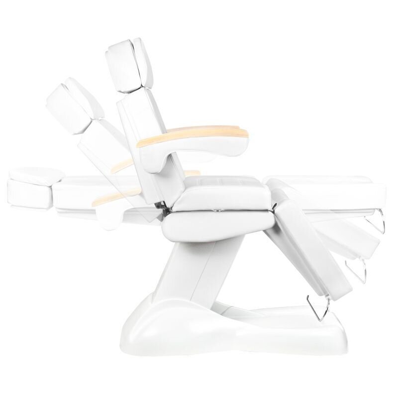 Kosmetoloģijas krēsls ELECTRIC 3 MOTORS LUX WHITE 10 Kosmetoloģijas krēsls ELECTRIC 3 MOTORS LUX WHITE 10