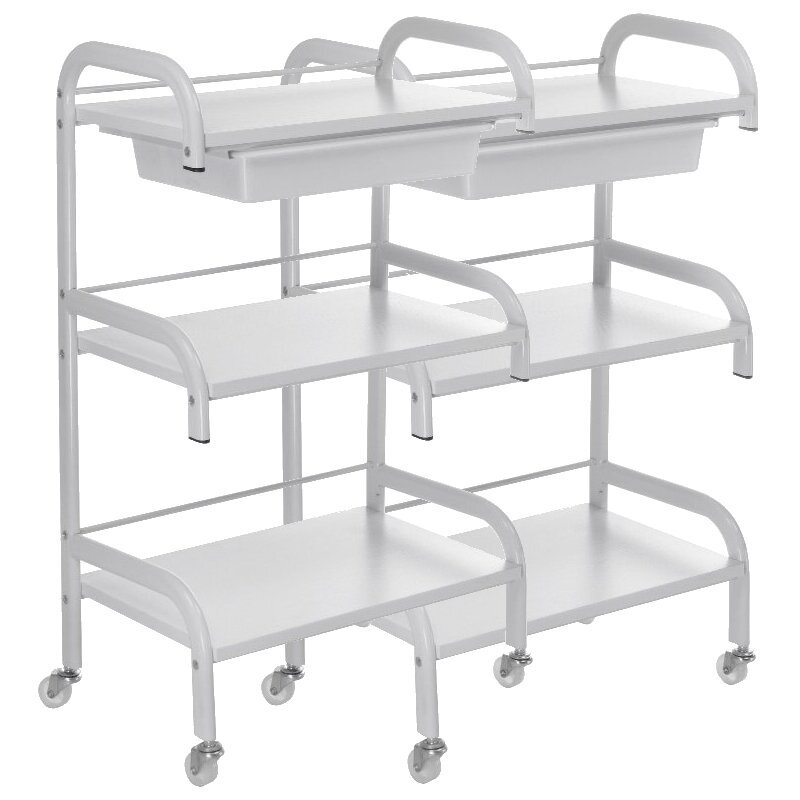 SETTI: Kosmetologin vaunu PRO 026 WHITE (2 kpl)