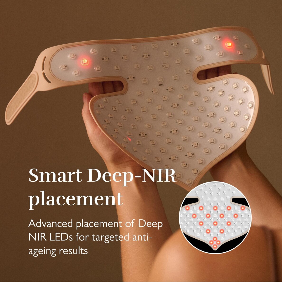 Langaton naamio rintakehän ja kaulan ihon nuorentamiseen Silk'n LED Chest Mask Pro 7 Langaton naamio rintakehän ja kaulan ihon nuorentamiseen Silk'n LED Chest Mask Pro 7
