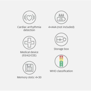 Asinsspiediena mērītājs Lanaform ABPM-100 7 Asinsspiediena mērītājs Lanaform ABPM-100 7