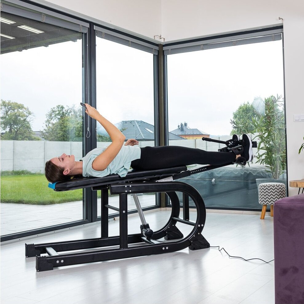 Stół inwersyjny do rozciągania ciała inSPORTline Ele 14
