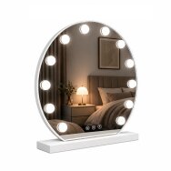 LED-valgustusega peegel HOLLYWOOD Ø 50cm