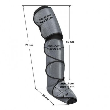 Limfas spiediena terapijas aparāts kājām MIRUSENS 10