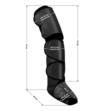 Lymphatic drainage (pressotherapy) device for legs Mirusens Elegante 5