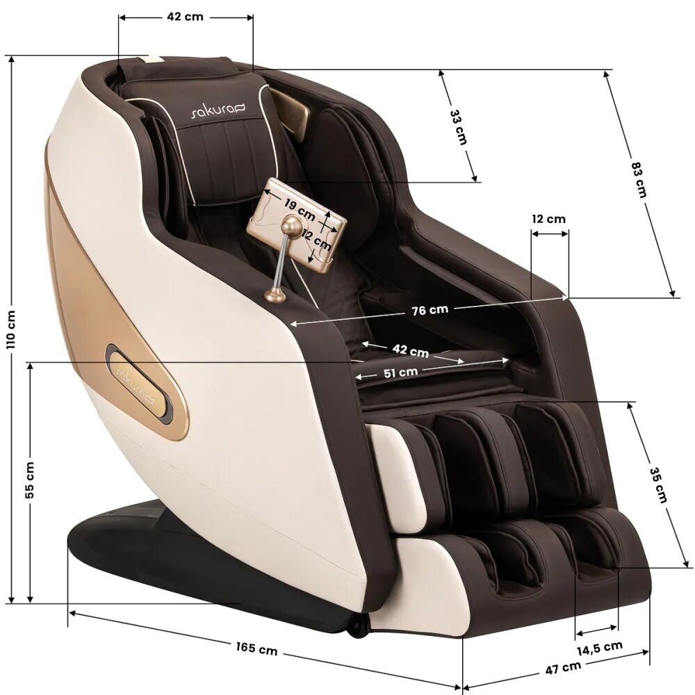 Massaažitool Sakura Comfort Plus 806 Brown 13 Massaažitool Sakura Comfort Plus 806 Brown 13