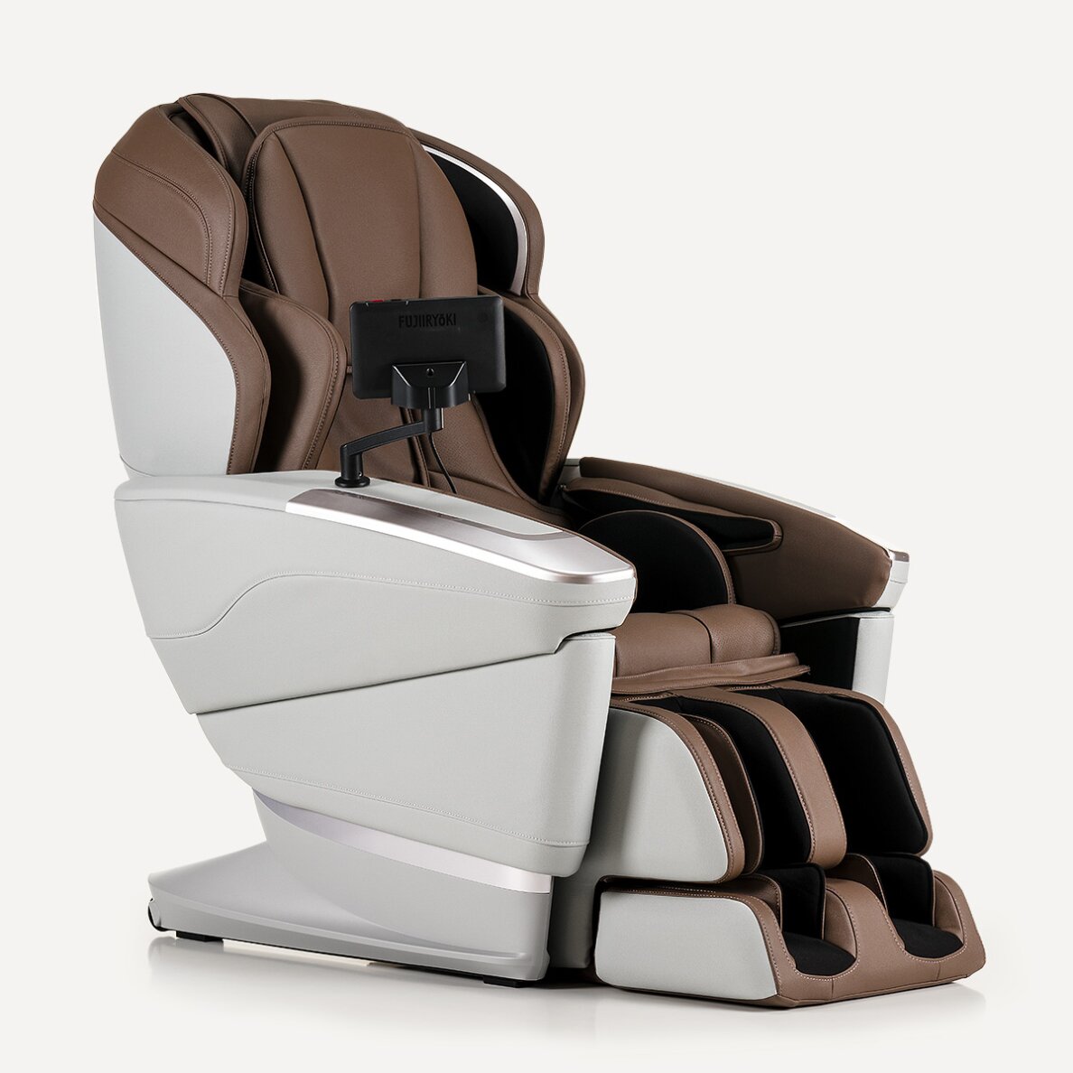 Fotel masujący Fujiiryoki JP3000 JP4000 Brown Grey Fotel masujący Fujiiryoki JP3000 JP4000 Brown Grey