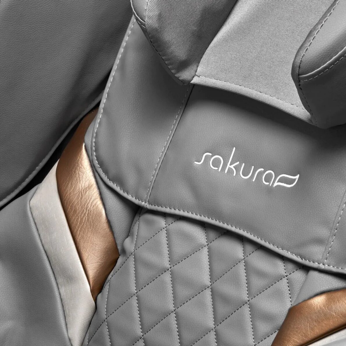 Masāžas krēsls Sakura 305 Grey 12 Masāžas krēsls Sakura 305 Grey 12