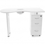 Manikiūro stalas su dulkių surinkėju DESK WHITE