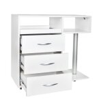 Kosmētikas galds Mini Compact White