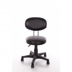 Beautician stool Round 3 (Black)