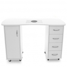 Manicure table with dust collector CABINETS 2 DESK