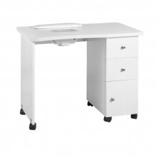 Manicure table with dust collector WOOD DESK