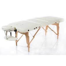 Foldable massage table Vip 4 (Cream)