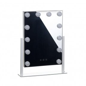 Make-up mirror with LED light HOLLYWOOD 36x10cm