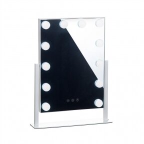 Make-up mirror with LED light HOLLYWOOD 36x10cm