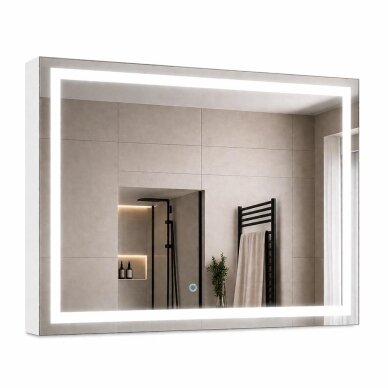Schminkspiegel mit LED-Beleuchtung NEW YORK 50x70cm Schminkspiegel mit LED-Beleuchtung NEW YORK 50x70cm