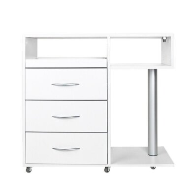 Kosmētikas galds Mini Compact White 11