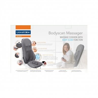 Poduszka do masażu z funkcją skanowania ciała  Lanaform Bodyscan Massager 7