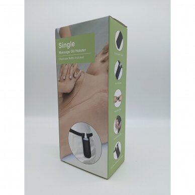 Massage oil holster with dispenser bottle (250 ml) 1
