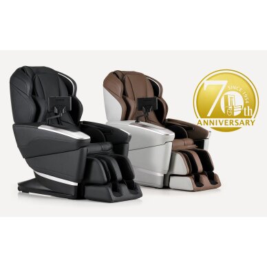 Fotel masujący Fujiiryoki JP3000 JP4000 Brown Grey 1 Fotel masujący Fujiiryoki JP3000 JP4000 Brown Grey 1