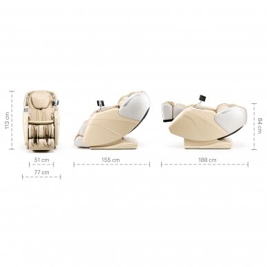 Masāžas krēsls iRest Supearl A336 BEIGE (1) 23