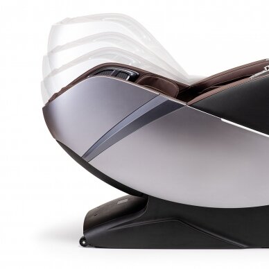 Masažinis krėslas Massaggio Esclusivo 2 Graphite Brown 14