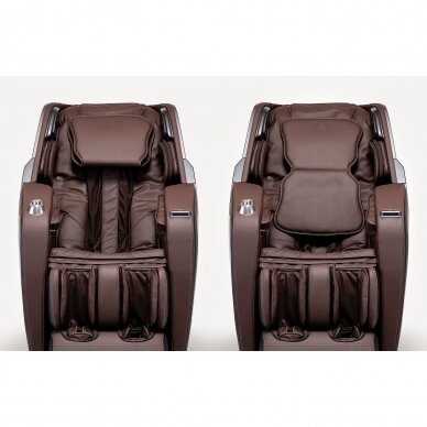 Masažinis krėslas Massaggio Esclusivo 2 Graphite Brown 7