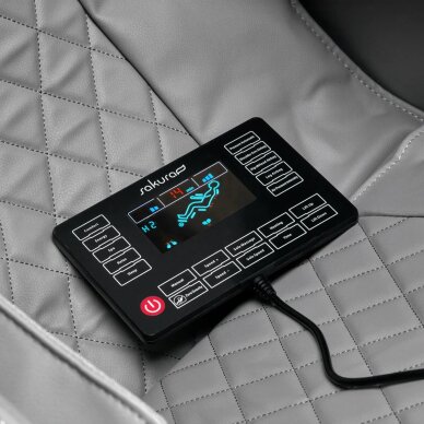Masāžas krēsls Sakura 305 Grey 11 Masāžas krēsls Sakura 305 Grey 11
