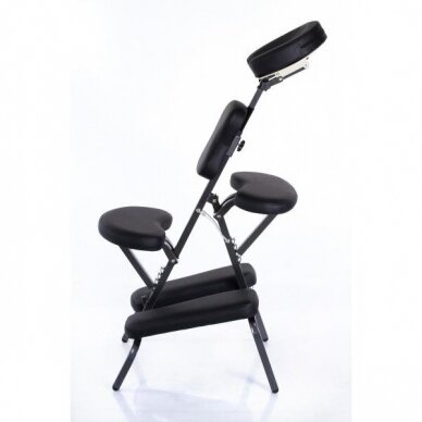 Krēsls vertikālai masāžai un tetovēšanai Relax (Black) 2
