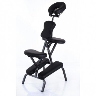 Stool for vertical massage and tattooing Relax (Black)