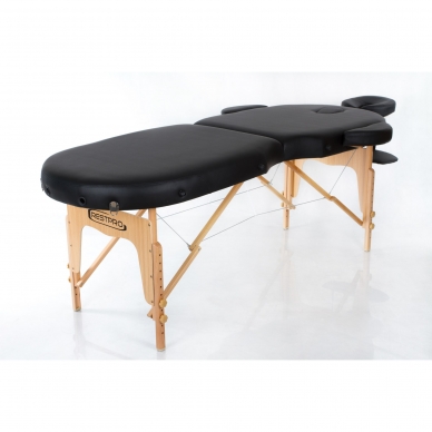 Sulankstomas masažo stalas Vip Oval 2 (Black) 1