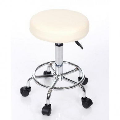 Kosmetoloogiline stool Round 2 (Cream) 1
