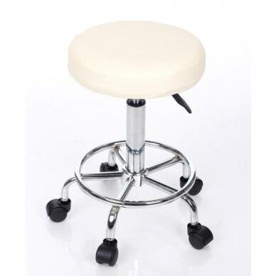 Kosmetikerin Hocker Round 2 (Cream) 1