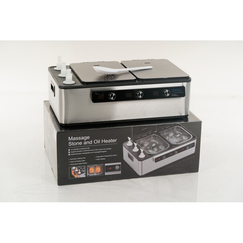 Masažo aliejaus ir akmenų šildytuvas Master 2in1 20 Masažo aliejaus ir akmenų šildytuvas Master 2in1 20