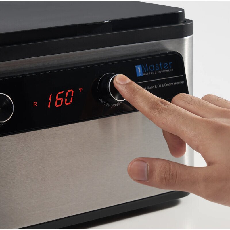 Masažo aliejaus ir akmenų šildytuvas Master 2in1 4 Masažo aliejaus ir akmenų šildytuvas Master 2in1 4