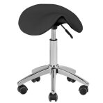 Kosmetoloogiline stool STOOL BEAUTY ROUND BLACK