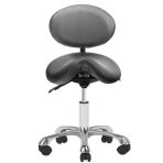 Taboret kosmetyczny COSMETIC STOOL GIOVANNI BLACK