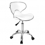 Beautician stool GABBIANO STOOL WHITE